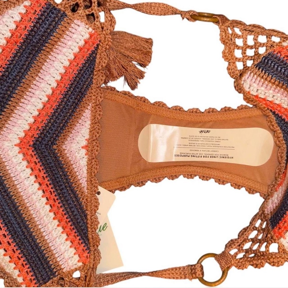 NWT Aerie Swim bikini cheekiest crochet bottoms  boho 🆕 - Picture 3 of 4